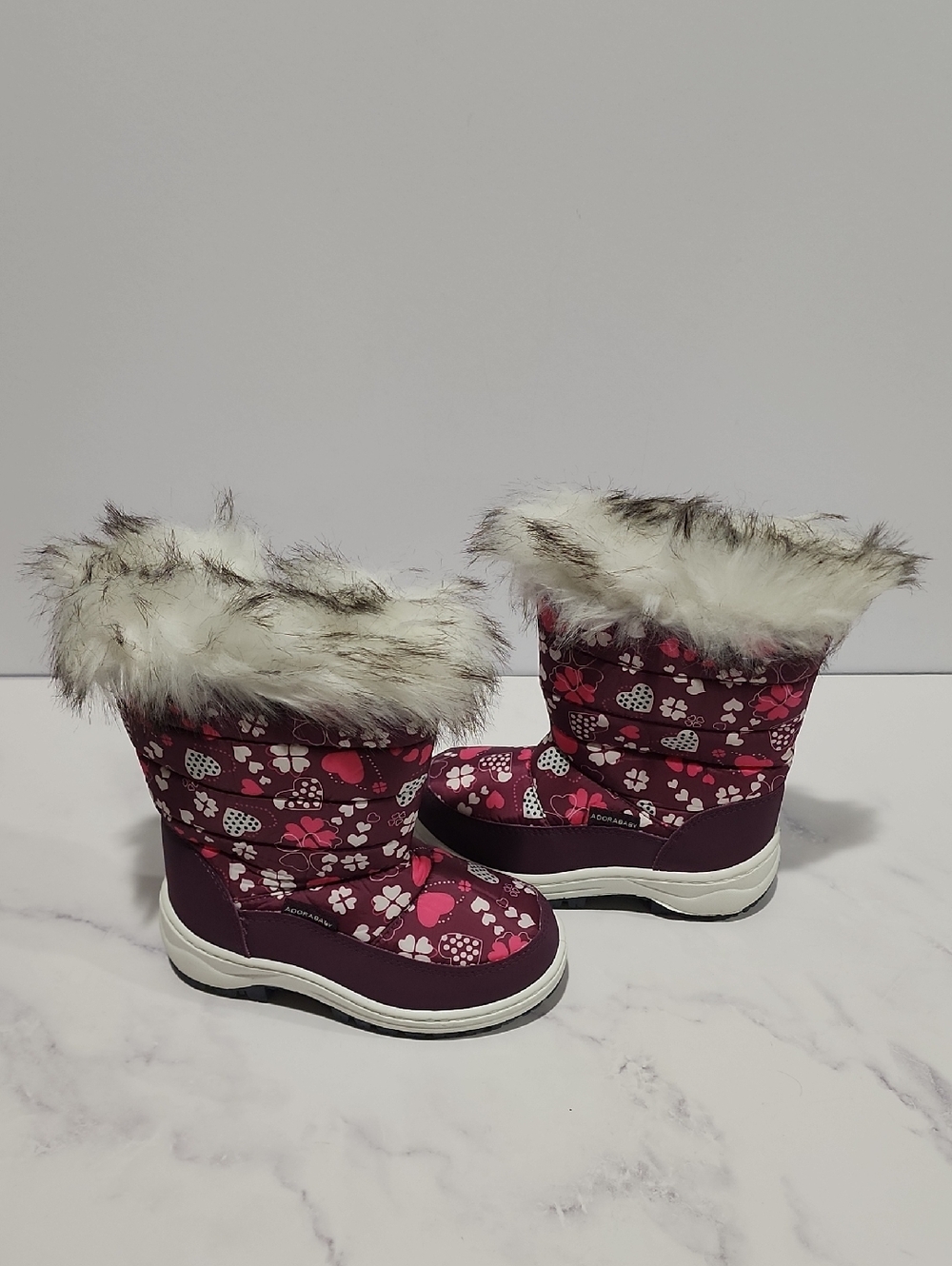 Adorababy Snow Mid Calf Winter Fur Boots